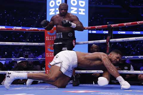 Daniel Dubois KOs Anthony Joshua in fifth-round stunner: ‘Are you not entertained?’