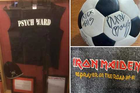 30 Extremely Rare (and Expensive) Iron Maiden Things on eBay