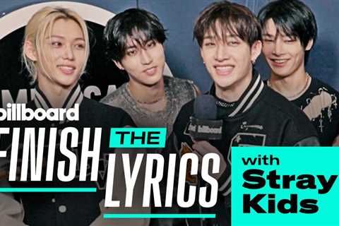 Stray Kids Play ‘Finish The Lyrics’ | Billboard