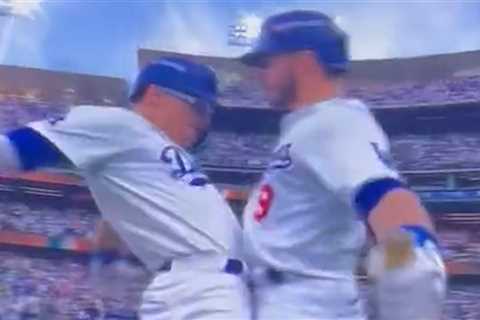 Dodgers' Groin Bump Celebration Goes Viral and Divides Social Media