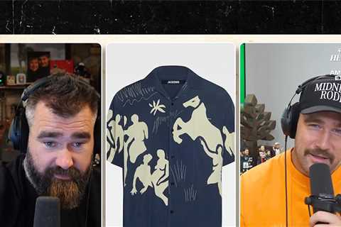 Jason Kelce Roasts Travis' Shirt For Swift Date Night, Looks Like A 'Horse C***'