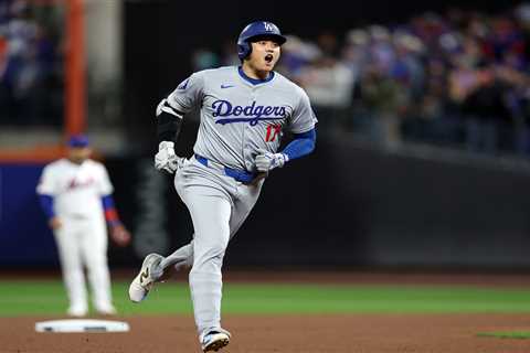 Dodgers’ Shohei Ohtani crushes second pitch of game vs. Mets for leadoff homer