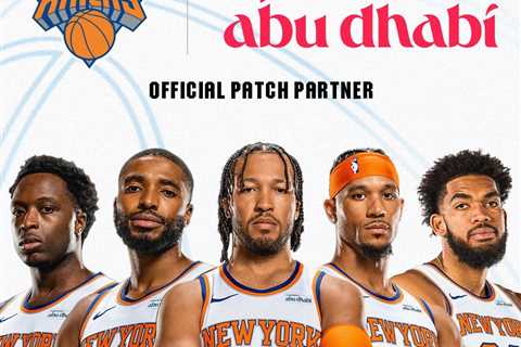 Knicks swap ‘Sphere’ patch for ‘Abu Dhabi’ jersey sponsorship