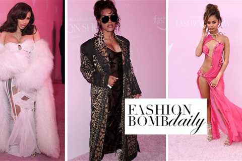 On The Scene at the Victoria Secret Fashion Show: Cardi B in Custom Dsquared2, Teyana Taylor in..