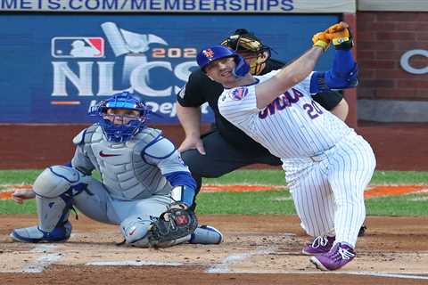 Pete Alonso gives Mets much-needed life with enormous Game 5 homer