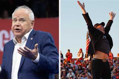 Tim Walz's Most Recent Comment About Elon Musk Skipping Around Like A Dips*** At A Trump Rally Is..