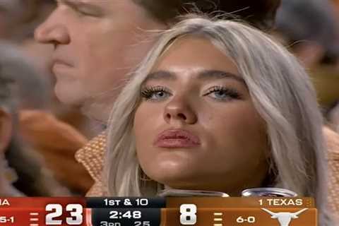 Stunning viral fan from Texas game revealed as she shares new photos