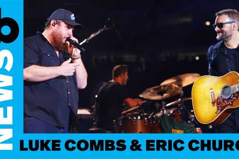 Luke Combs & Eric Church Put on Concert to Help Victims of Hurricane Helene | Billboard News