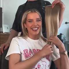 Helen Flanagan debuts new hair extensions in 20-minute transformation