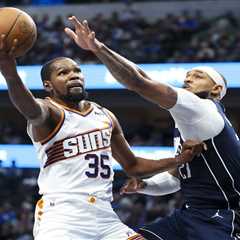 Kevin Durant goes down with calf strain as Suns take early-season injury blow