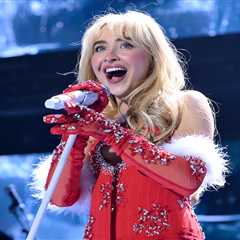 Sabrina Carpenter Debuts ‘A Nonsense Christmas’ Trailer at Final L.A Show