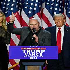 UFC boss Dana White wants ‘nothing to do with politics’ after helping Trump claim victory, blasts..