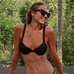 Stacy Keibler Stuns In Black Bikini During Bali Vacation