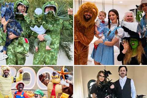 Celebs Doing Halloween With The Fam ... See All The Household Costumes!