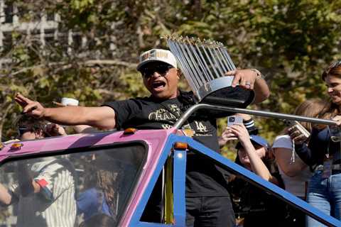 Thousands line LA streets to celebrate Dodgers World Series win over Yankees: photos