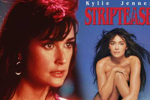 Kylie Jenner Channels Demi Moore With Iconic 'Striptease' Halloween Shot