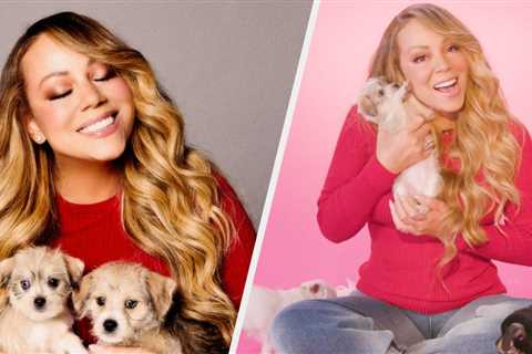 Mariah Carey Kicked Off The Holiday Season With The Puppy Interview And It's The Cutest Thing Ever