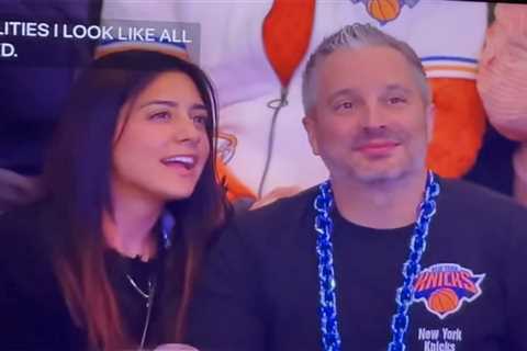 Knicks Kiss Cam moment got awkward really fast