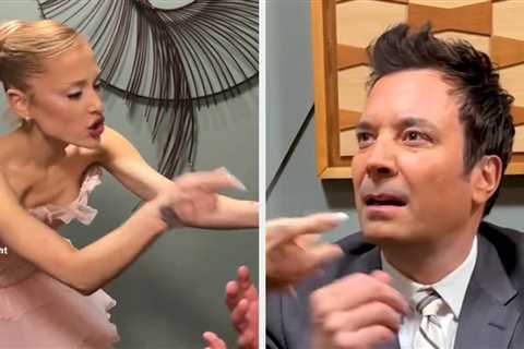 Ariana Grande And Jimmy Fallon Just Recreated That One Iconic “Wicked” Video And I’m Losing My Mind