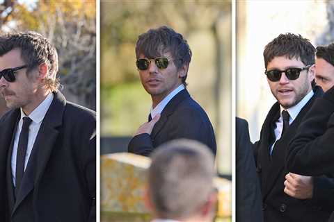 Harry Styles, One Direction Members Arrive at Liam Payne's Funeral