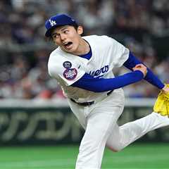 Roki Sasaki shows electric 100-MPH potential in shaky Dodgers debut