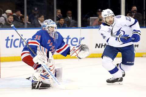 Rangers’ playoff hopes all but done after lopsided loss to Lightning