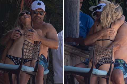 Christina Haack's Boyfriend Gropes Her From Behind in Her Tiny Bikini