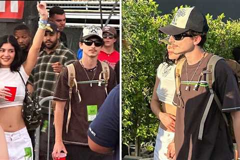 Kylie Jenner and Timothée Chalamet Pack on the PDA at Coachella