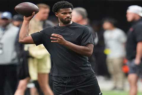 Giants holding private Shedeur Sanders workout a week before 2025 NFL Draft