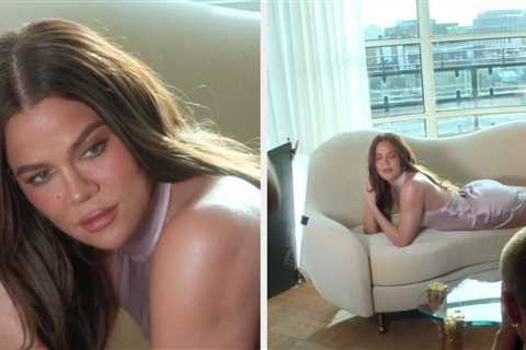 Fans Spotted A Behind-The-Scenes Photo Of Khloé Kardashian That Looks Very Different To The Final..