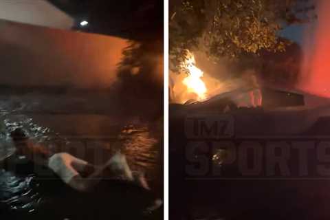 Alijah Arenas Car Crash Video Shows Fiery Wreck, Star Writhing On Ground