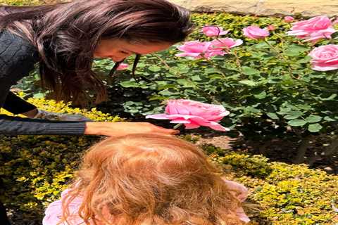 Meghan's Little Ones: Rare Glimpse of Archie & Lilibet in Their Rose Garden Haven