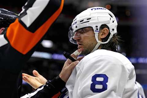 Fanatics Sportsbook promo for the Stanley Cup Playoffs: Senators vs. Maple Leafs Game 5 odds,..