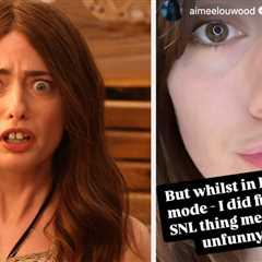 “Saturday Night Live” Star Sarah Sherman Said She “Obviously” Didn’t Mean To Hurt Aimee Lou Wood’s..