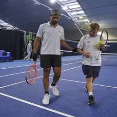 Blind tennis champion campaigns for awareness and Paralympic inclusion