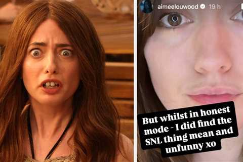 “Saturday Night Live” Star Sarah Sherman Said She “Obviously” Didn’t Mean To Hurt Aimee Lou Wood’s..