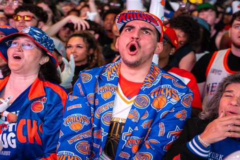 Superstitious Knicks fans take drastic measures to magically will team to beat Pacers in Eastern..