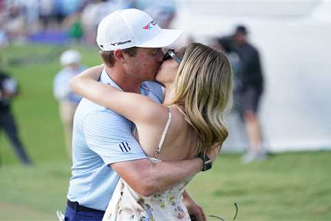 Ben Griffin kisses fiancée after career-milestone PGA Tour win: ‘Just a dream’