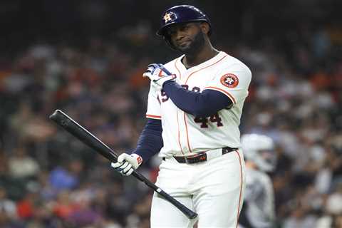Astros shutting down Yordan Alvarez in brutal injury swerve