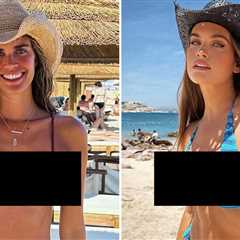 Sara Sampaio vs. Stormi Bree Who'd You Rather?! (Cowgirl Bikini Babes)