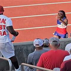 Dad of high school track star disqualified over celebration believes decision came with racial..
