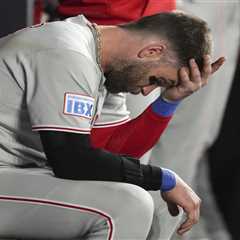 Bryce Harper lands on injured list in brutal Phillies blow