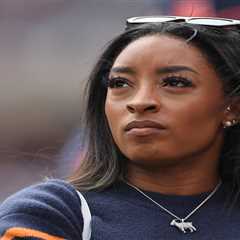 Simone Biles’ social media post ‘good thing guys don’t compete against girls’ resurfaces as Riley..