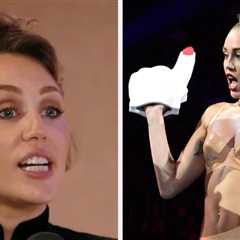 Miley Cyrus Said She Wears “Very Modest” Bathing Suits Because She’s Still “So Insecure” About..