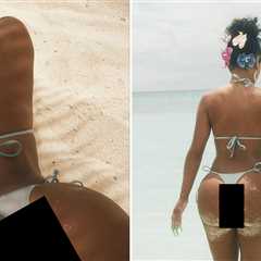 Guess Which Rapper Shared These Beach Booty Shots on Vacay!