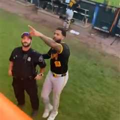 Pirates’ Dennis Santana tries to smack fan in bizarre bullpen altercation