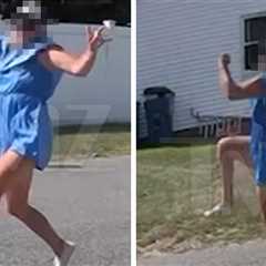 Karen Read Supporters Harass O'Keefe Family Post Verdict, Woman Dances Outside Home