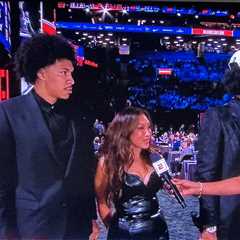 Dylan Harper’s mom, Maria, makes stunning appearance at 2025 NBA Draft