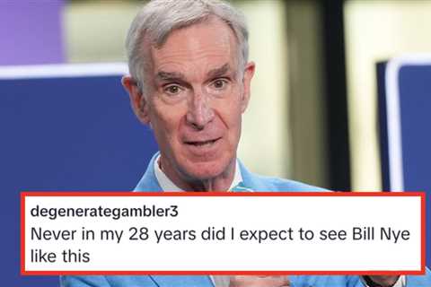 The Internet Is Losing It Over What Bill Nye Looked Like When He Was Young