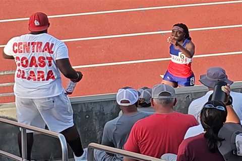 Dad of high school track star disqualified over celebration believes decision came with racial..
